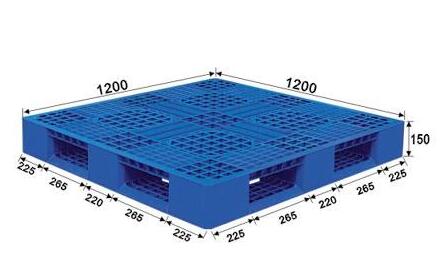 塑料托盤所能承載的重量超乎想象,配合叉車使用更方便!